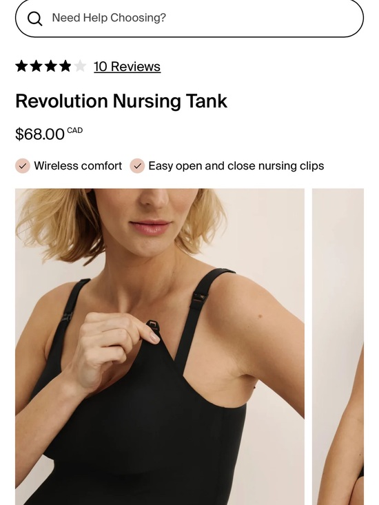 knix Tops - Knix Revolution Nursing Tank - Black
